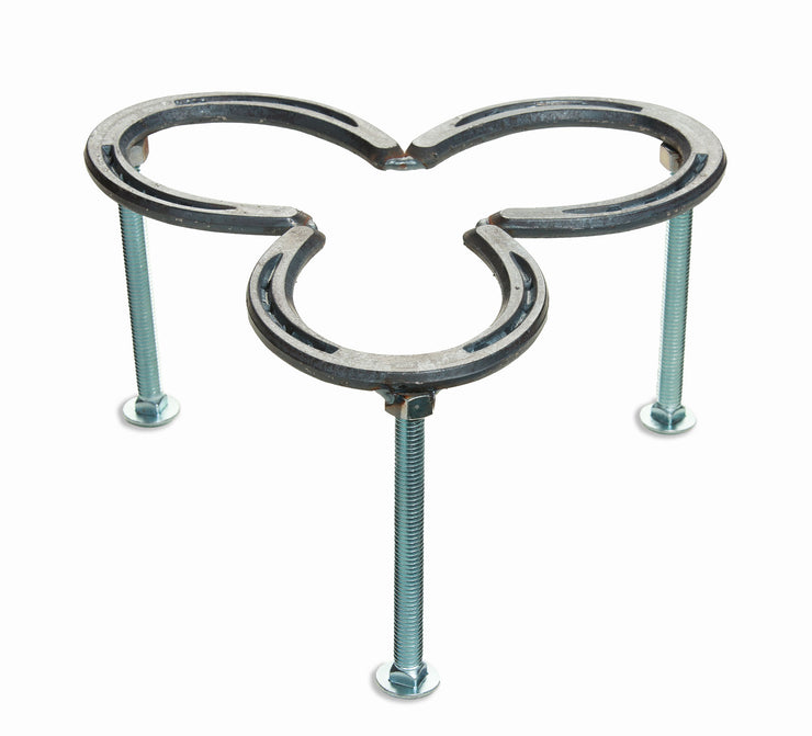 Hand Forged Heavy Duty Horseshoe Dutch Oven Cooking Stand / Trivet Height  Adjustable 2 Sets of Bolts Included Low Shipping NEW 